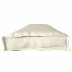 Coussin pour banc en crème - 180x40x8 cm, tissu Oxford. 