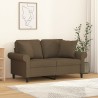Coussins décoratifs lot de 2 Marron 40x40 cm Tissu 