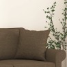 Coussins décoratifs lot de 2 Marron 40x40 cm Tissu 
