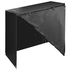 Housses de balancelle 2 pcs 8 œillets 125x90x135/165 cm PE 