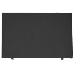 Housses de balancelle 2 pcs 8 œillets 125x90x135/165 cm PE 