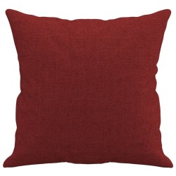 Coussins décoratifs lot de 2 Rouge bordeaux 40x40 cm Tissu 