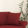 Coussins décoratifs lot de 2 Rouge bordeaux 40x40 cm Tissu 