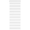 Store zèbre blanc 65x150 cm largeur du tissu 60,9 cm polyester 