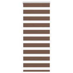 Store zèbre marron 65x150 cm largeur du tissu 60,9 cm polyester 