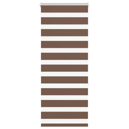 Store zèbre marron 65x150 cm largeur du tissu 60,9 cm polyester 