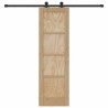 Porte coulissante avec kit matériel 61x198,5 cm Bois massif de pin 