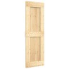Porte coulissante et kit de quincaillerie 70x210 cm pin massif 