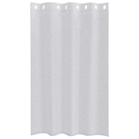 Rideaux 2 pcs Gris clair 140 x 175 cm Polyester 