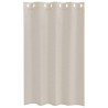 Rideaux avec des rideaux 2 pcs Sable 140 x 175 cm Polyester 