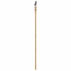 Porte coulissante avec kit de quincaillerie 83x211 cm en bois massif de pin 