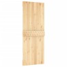 Porte coulissante et kit de quincaillerie 80x210 cm pin massif 