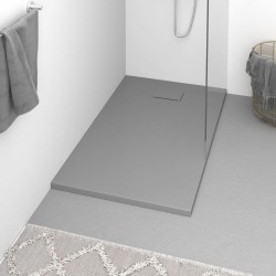Receveur de douche SMC Gris 120x70 cm 