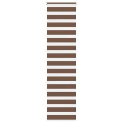 Store zèbre marron 55x200 cm largeur du tissu 50,9 cm polyester 