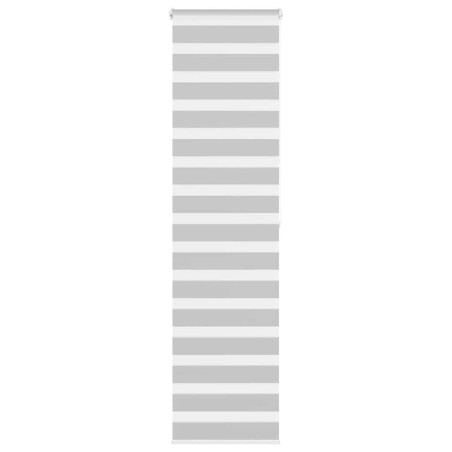 Store zèbre gris clair largeur du tissu 50,9 cm polyester 