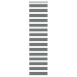 Store zèbre gris foncé largeur du tissu 50,9 cm polyester 