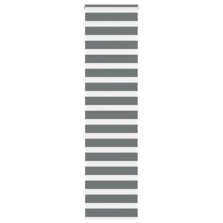 Store zèbre gris foncé largeur du tissu 50,9 cm polyester 