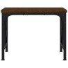 Support d'imprimante chêne marron 40x30x31 cm bois d'ingénierie 