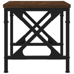 Support d'imprimante chêne marron 40x30x31 cm bois d'ingénierie 