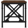 Support d'imprimante chêne marron 40x30x31 cm bois d'ingénierie 