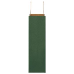 Sacs en papier 50 pcs avec poignées vert 21x11x36 cm 