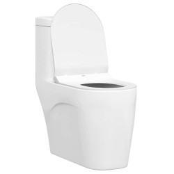 Siège de toilette Blanc 48.5 x 36 x 5 cm Polypropylène 