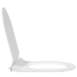 Siège de toilette Blanc 48.5 x 36 x 5 cm Polypropylène 