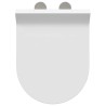 Siège de toilette Blanc 48.5 x 36 x 5 cm Polypropylène 
