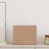 Sacs en papier 50 pcs avec poignées marron 32x22x24 cm 