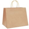 Sacs en papier 50 pcs avec poignées marron 32x22x24 cm 