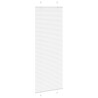 Store plissé blanc 70x200 cm largeur du tissu 69,4 cm polyester 