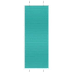 Store plissé vert pétrole 70x200 cm largeur du tissu 69,4 cm 