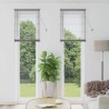 Store de Fenêtre avec des rideaux Autre Argenté 80 x 130 cm Aluminium 