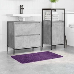 Tapis de bain Rectangulaire Pourpre 50x80 cm Polypropylène Antidérapant 