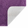 Tapis de bain Rectangulaire Pourpre 50x80 cm Polypropylène Antidérapant 