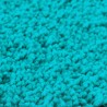 Tapis de bain rectangulaire turquoise 50x80 cm en polypropylène antidérapant 