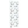 Store enrouleur de douche 90x240 cm largeur du tissu 86 cm 