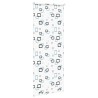 Store enrouleur de douche 90x240 cm largeur du tissu 86 cm 