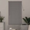 Store de Fenêtre avec des rideaux Argenté 80 x 130 cm Aluminium 