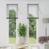 Store de Fenêtre Gris foncé 80 x 130 cm Aluminium 