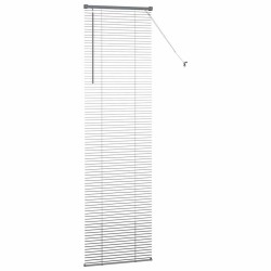 Store de Fenêtre Gris foncé 80 x 130 cm Aluminium 