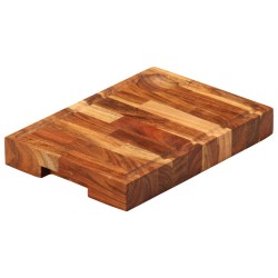 Planche à découper 30x21x4 cm bois d'acacia massif 