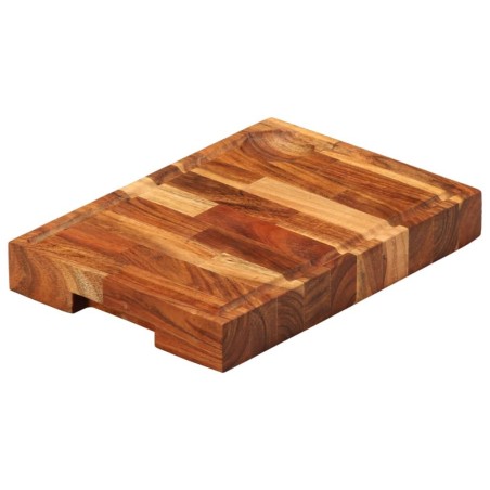 Planche à découper 30x21x4 cm bois d'acacia massif 