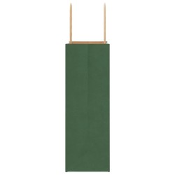 Sacs en papier 50 pcs avec poignées vert 21x11x31 cm 