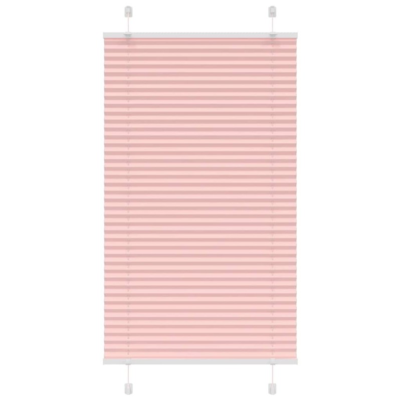 Store plissé rose 75x150 cm largeur du tissu 74,4 cm polyester 