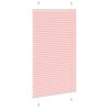 Store plissé rose 75x150 cm largeur du tissu 74,4 cm polyester 
