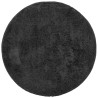Tapis shaggy PAMPLONA poils longs moderne anthracite Ø 100 cm 