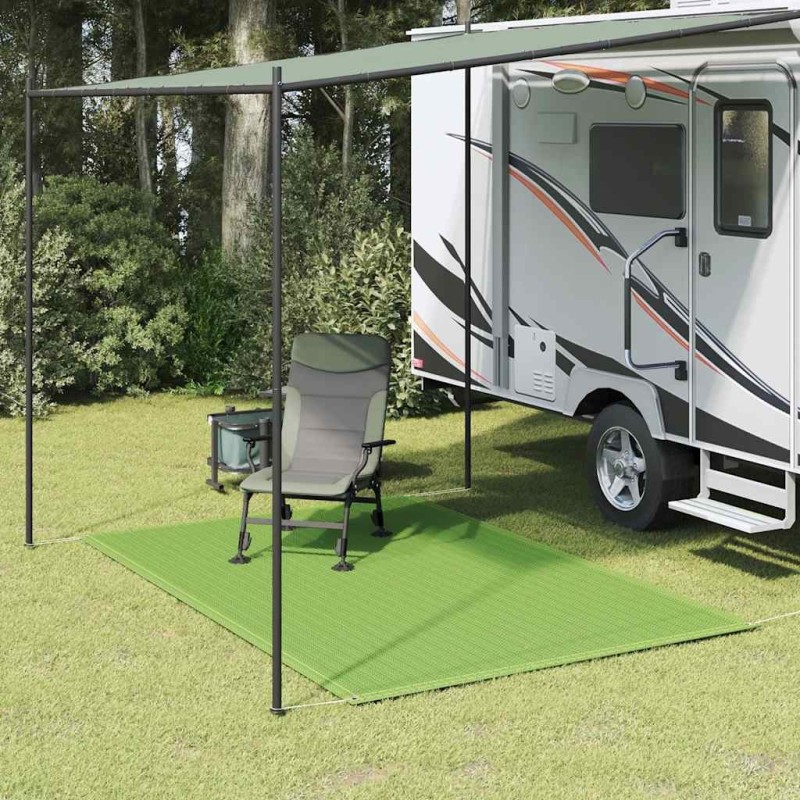 Tapis de tente vert clair 250x300 cm PEHD 