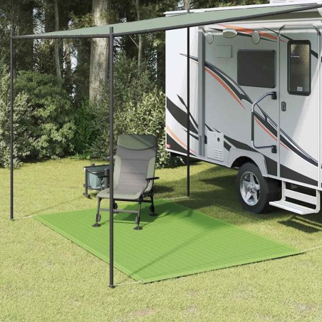 Tapis de tente vert clair 250x300 cm PEHD 