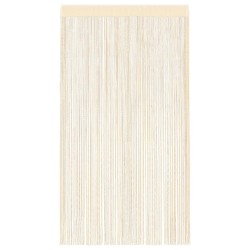 Rideau en fils 2 pcs 100 x 250 cm Crème 